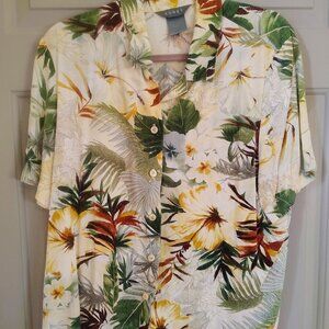 Women's Koret Button Down Hawaiian Shirt